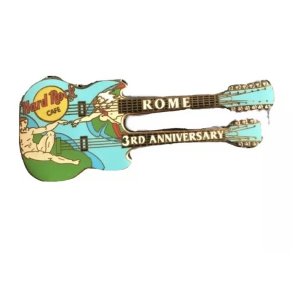 Vintage Hard Rock Cafe Pin Rome Rare - Picture 1 of 5